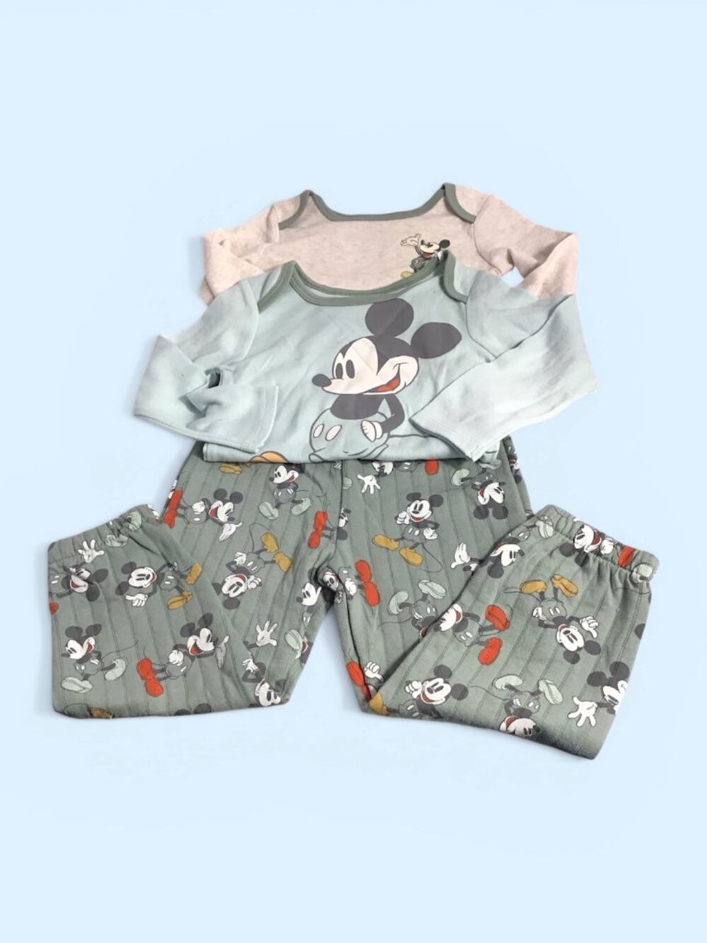 DISNEY 3 Piece-Set 18-24 Month Baby Toddler MICKEY MOUSE Clothing shirt pants